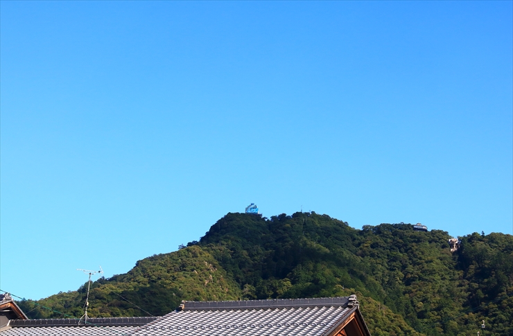 岐阜城 改装中